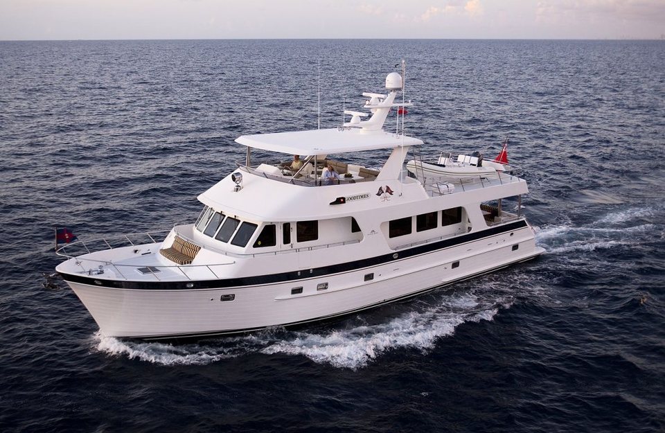 360 VR Virtual Tours of the Outer Reef 700 Long Range Motoryacht