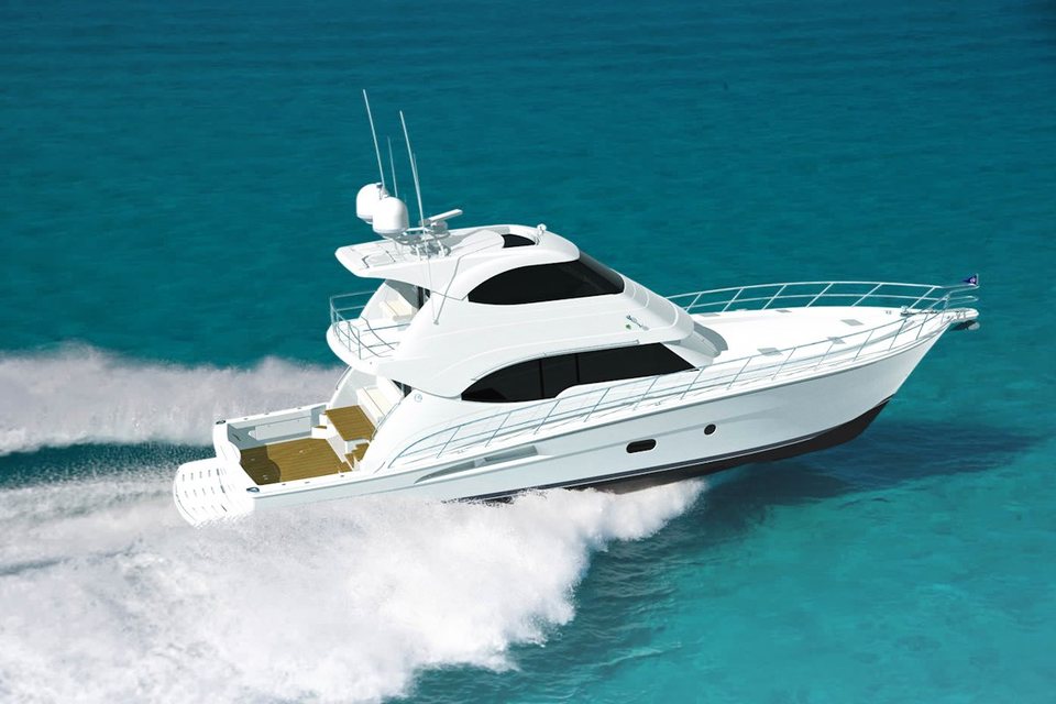 360 VR Virtual Tours of the Riviera 61 Enclosed Flybridge