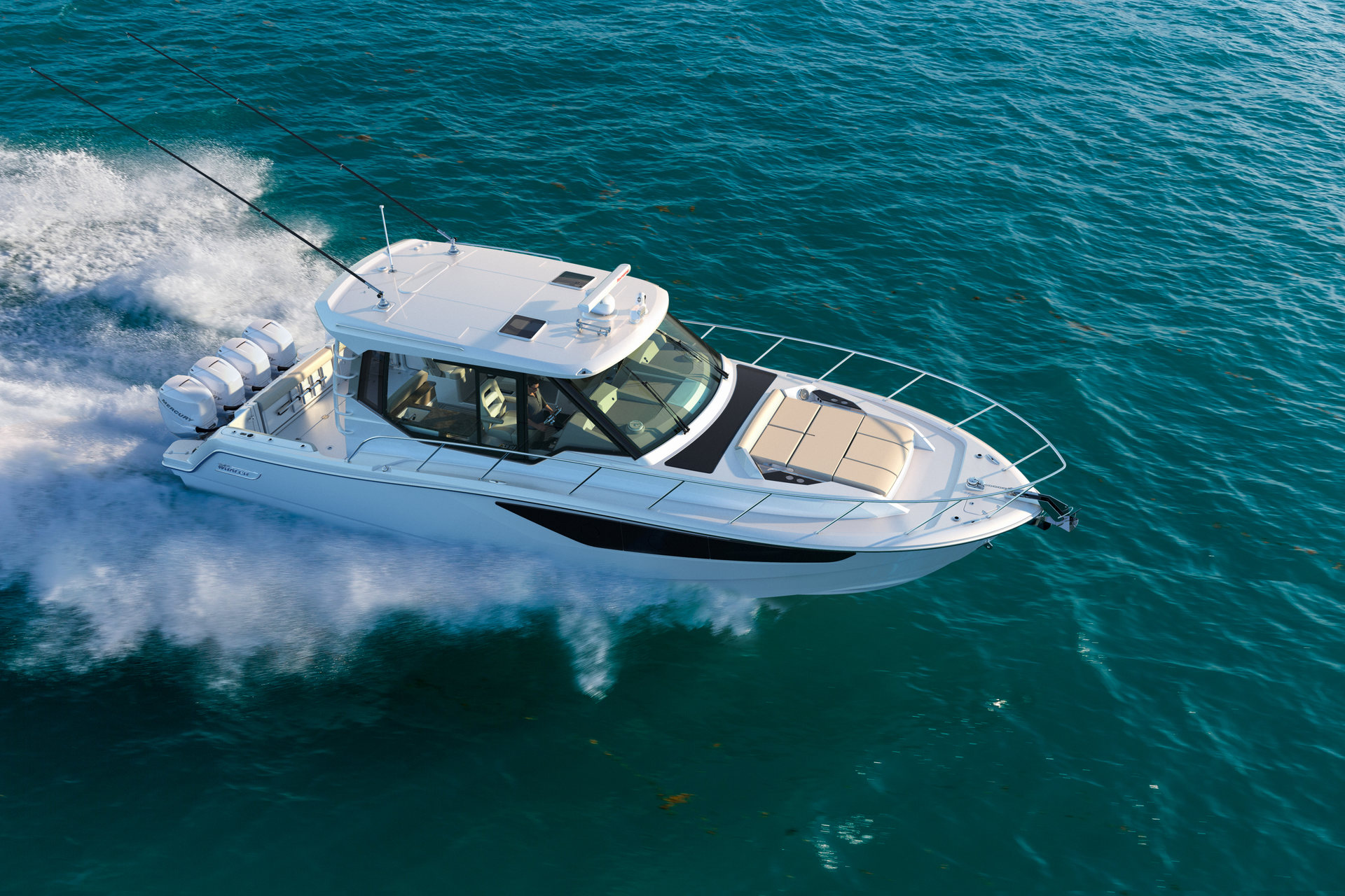 360 VR Virtual Tours of the Boston Whaler 405 Conquest