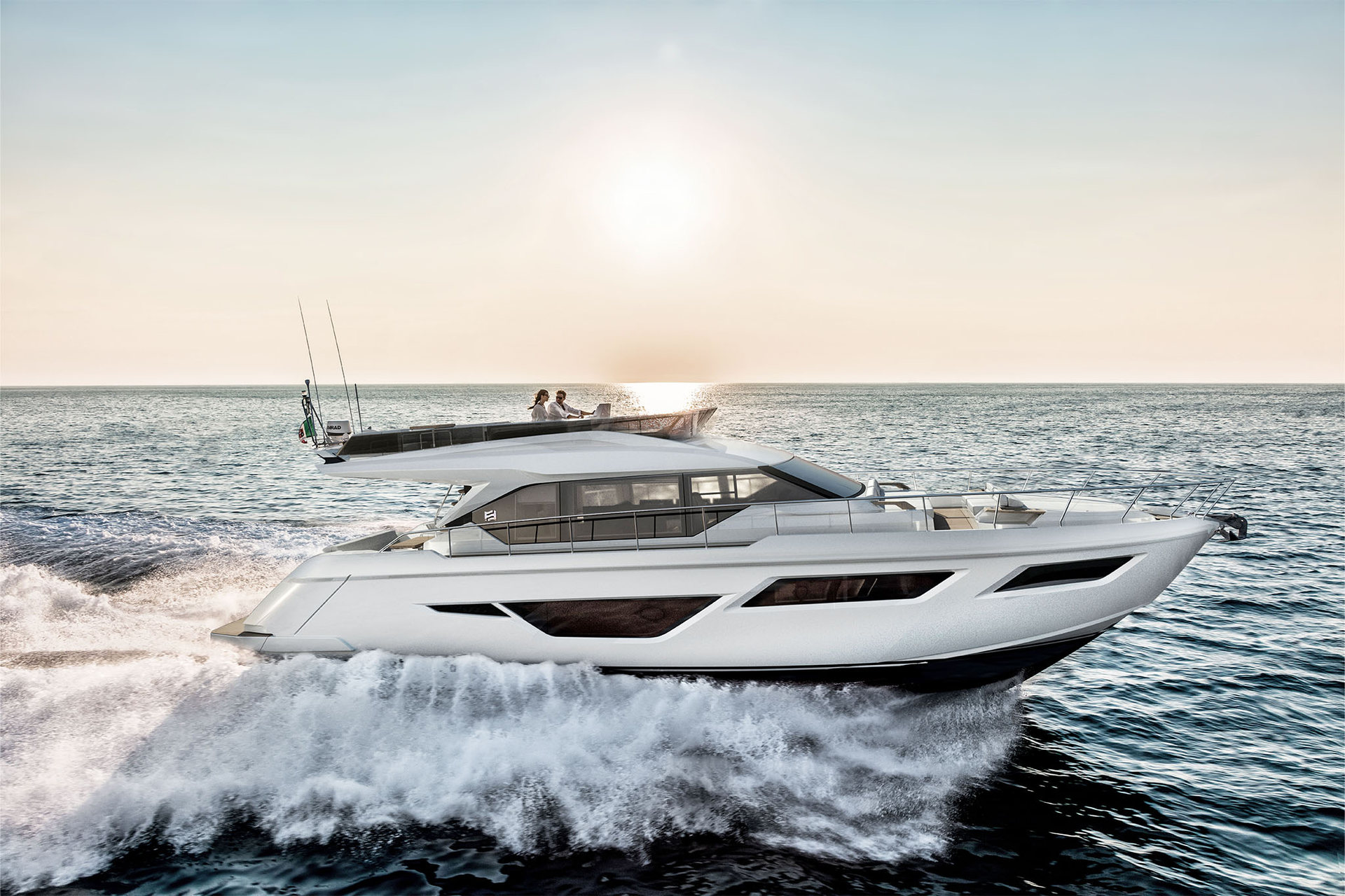360 VR Virtual Tours of the Ferretti Yachts 580