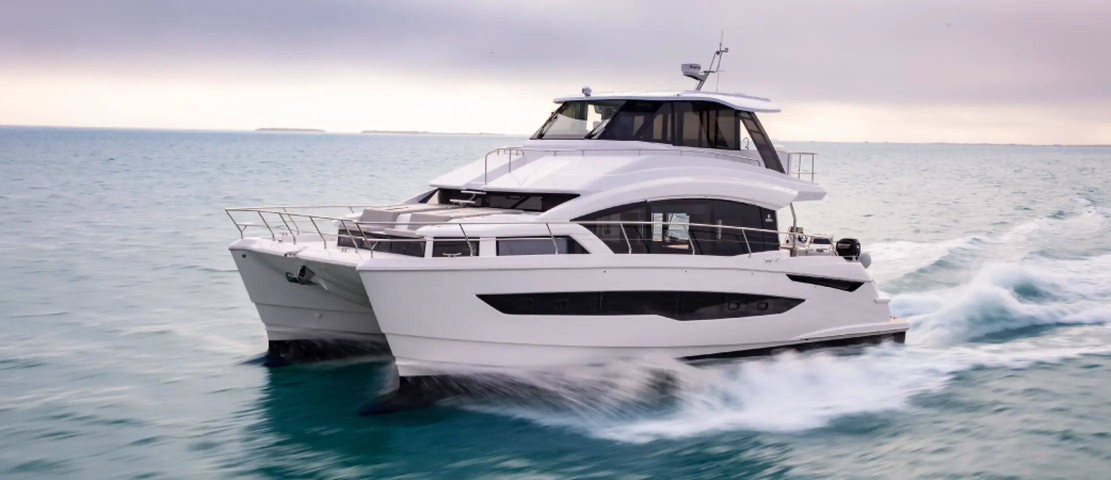 360 VR Virtual Tours of the 2023 Aquila 54' Power Catamaran "Water Born"